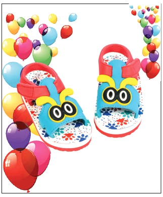 Shikaju Kids Slidder - Colorful Design